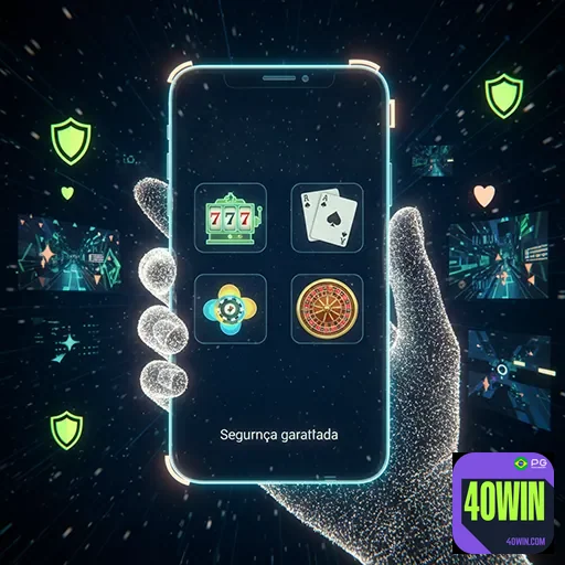 Usuário acessando cassino online pelo celular com facilidade