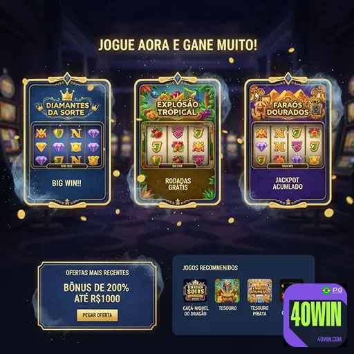 Descubra uma variedade de slots pensada para o público mobile - 40win